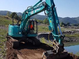 Ковш планировочный поворотный для мини-экскаватора Kobelco SK230